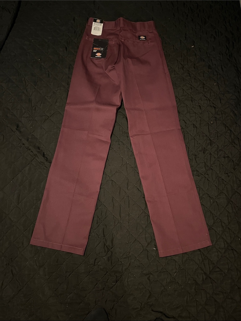 Dickies Men’s Straight-Leg Pants in Burgundy